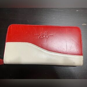 Beautiful large John Fluevog wallet with many card holders